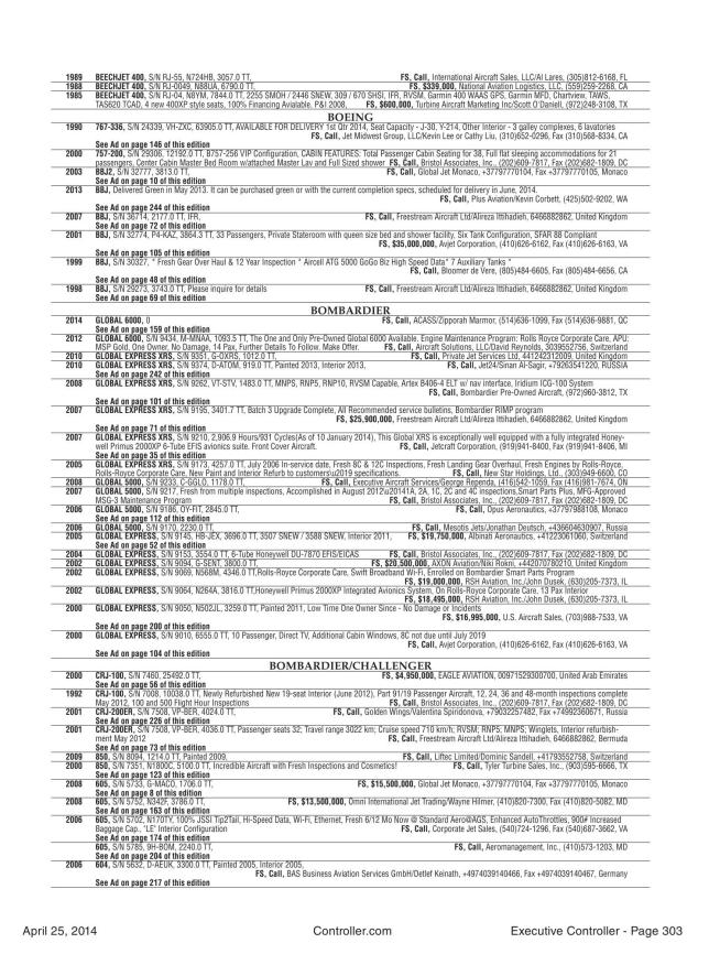 Controller Executive Controller -